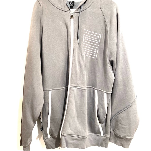Original Cool Grey Jordan Hoodie 